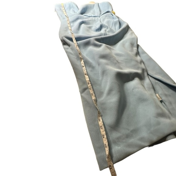 MISHA Blue Medora Strapless Cut Out Dress 12 - Picture 7 of 11